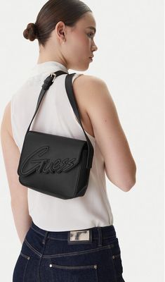 Listonoszka elegancka Guess ze sklepu: eobuwie.pl w kategorii: Listonoszki - zdjęcie WP-EBWP-9KUZS-09B_7625408625131