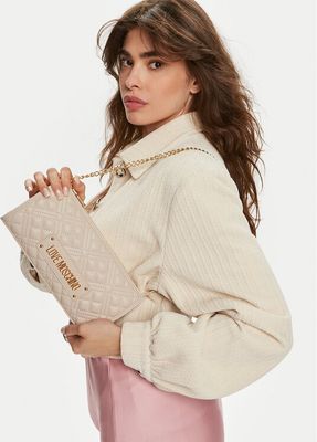 Kopertówka elegancka Love Moschino ze sklepu: eobuwie.pl w kategorii: Kopertówki - zdjęcie WP-EBWP-9KUZS-09B_8032698840790