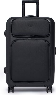 Walizka elegancki Emporio Armani ze sklepu: eobuwie.pl w kategorii: Walizki - zdjęcie WP-EBWP-9KUZS-09B_8034150796126