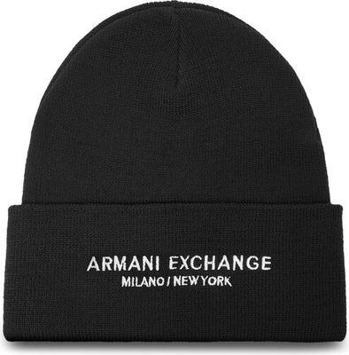 Czapka zimowa męska Armani Exchange ze sklepu: eobuwie.pl w kategorii: Czapki zimowe męskie - zdjęcie WP-EBWP-9KUZS-09B_8034151495899