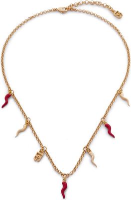 Naszyjnik Dolce & Gabbana ze sklepu: eobuwie.pl w kategorii: Naszyjniki - zdjęcie WP-EBWP-9KUZS-09B_8051200761149