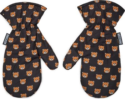 Rękawiczki Moschino ze sklepu: eobuwie.pl w kategorii: Rękawiczki damskie - zdjęcie WP-EBWP-9KUZS-09B_8052698019187