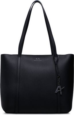 Shopper bag elegancka Armani Exchange ze sklepu: eobuwie.pl w kategorii: Torby Shopper bag - zdjęcie WP-EBWP-9KUZS-09B_8053616503337