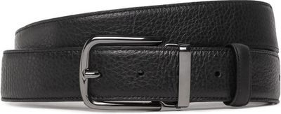 Pasek elegancki Emporio Armani ze sklepu: eobuwie.pl w kategorii: Paski męskie - zdjęcie WP-EBWP-9KUZS-09B_8053616890734
