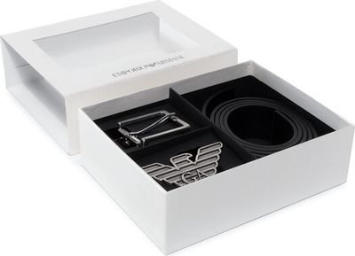 Pasek Emporio Armani ze sklepu: eobuwie.pl w kategorii: Paski męskie - zdjęcie WP-EBWP-9KUZS-09B_8054709158847