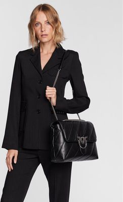 Listonoszka w stylu glamour Pinko ze sklepu: eobuwie.pl w kategorii: Listonoszki - zdjęcie WP-EBWP-9KUZS-09B_8055209866263