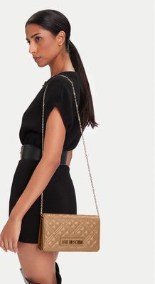 Kopertówka elegancka Love Moschino ze sklepu: eobuwie.pl w kategorii: Kopertówki - zdjęcie WP-EBWP-9KUZS-09B_8059987761758