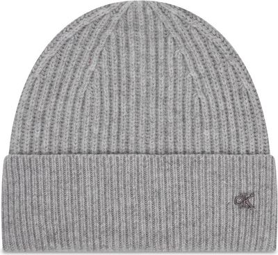 Czapka zimowa damska elegancka Calvin Klein ze sklepu: eobuwie.pl w kategorii: Czapki zimowe damskie - zdjęcie WP-EBWP-9KUZS-09B_8719849937591