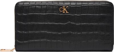Portfel damski Calvin Klein ze sklepu: eobuwie.pl w kategorii: Portfele damskie - zdjęcie WP-EBWP-9KUZS-09B_8719849945039
