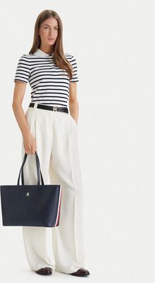 Shopper bag wakacyjna Tommy Hilfiger ze sklepu: eobuwie.pl w kategorii: Torby Shopper bag - zdjęcie WP-EBWP-9KUZS-09B_8720637932971