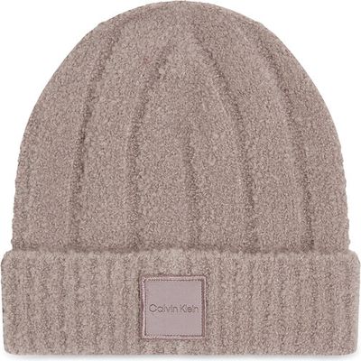 Czapka zimowa damska Calvin Klein ze sklepu: eobuwie.pl w kategorii: Czapki zimowe damskie - zdjęcie WP-EBWP-9KUZS-09B_8720639560936