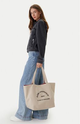 Shopper bag wakacyjna Karl Lagerfeld ze sklepu: eobuwie.pl w kategorii: Torby Shopper bag - zdjęcie WP-EBWP-9KUZS-09B_8721066233516