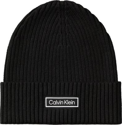Calvin Klein - Czapka zimowa męska ze sklepu: eobuwie.pl w kategorii: Czapki zimowe męskie - zdjęcie WP-EBWP-9KUZS-09B_8721187254926