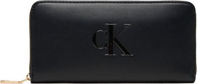 Portfel damski Calvin Klein ze sklepu: eobuwie.pl w kategorii: Portfele damskie - zdjęcie WP-EBWP-9KUZS-09B_8721187266455