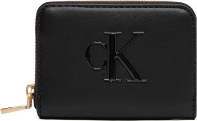 Portfel damski Calvin Klein ze sklepu: eobuwie.pl w kategorii: Portfele damskie - zdjęcie WP-EBWP-9KUZS-09B_8721223009695