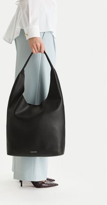 Shopper bag elegancka Calvin Klein ze sklepu: eobuwie.pl w kategorii: Torby Shopper bag - zdjęcie WP-EBWP-9KUZS-09B_8721223887736