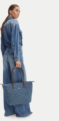 Shopper bag na wakacje Tommy Hilfiger ze sklepu: eobuwie.pl w kategorii: Torby Shopper bag - zdjęcie WP-EBWP-9KUZS-09B_8721289511958