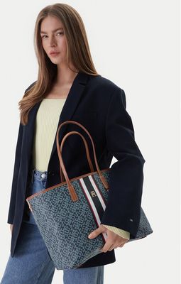 Shopper bag Tommy Hilfiger ze sklepu: eobuwie.pl w kategorii: Torby Shopper bag - zdjęcie WP-EBWP-9KUZS-09B_8721289512191