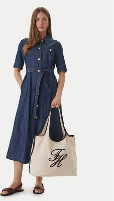 Shopper bag wakacyjna Tommy Hilfiger ze sklepu: eobuwie.pl w kategorii: Torby Shopper bag - zdjęcie WP-EBWP-9KUZS-09B_8721289515215