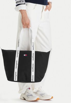 Shopper bag wakacyjna Tommy Jeans ze sklepu: eobuwie.pl w kategorii: Torby Shopper bag - zdjęcie WP-EBWP-9KUZS-09B_8721337049716