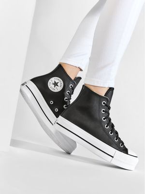 Trampki damskie na wiosnę Converse ze sklepu: MODIVO w kategorii: Trampki damskie - zdjęcie WP-EBWP-BKLVO-LN0_0000200727288
