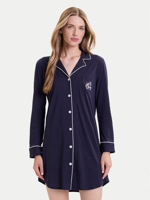 Koszula nocna gładka LAUREN RALPH LAUREN ze sklepu: MODIVO w kategorii: Koszule nocne - zdjęcie WP-EBWP-BKLVO-LN0_0000201225783