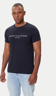 T-shirt męski w stylu młodzieżowym Tommy Hilfiger ze sklepu: MODIVO w kategorii: T-shirty męskie - zdjęcie WP-EBWP-BKLVO-LN0_0000201263457