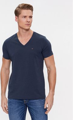 T-shirt męski wiosenny casual Tommy Jeans ze sklepu: MODIVO w kategorii: T-shirty męskie - zdjęcie WP-EBWP-BKLVO-LN0_0000201276594