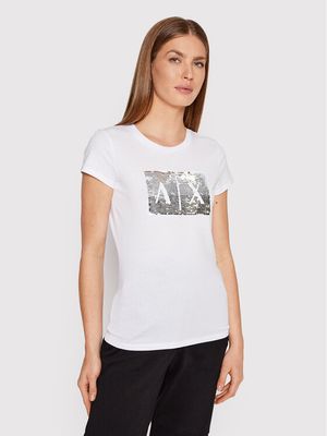 Bluzka damska na wiosnę Armani Exchange ze sklepu: MODIVO w kategorii: Bluzki damskie - zdjęcie WP-EBWP-BKLVO-LN0_0000201342992