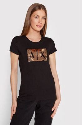 Bluzka damska wiosenna Armani Exchange ze sklepu: MODIVO w kategorii: Bluzki damskie - zdjęcie WP-EBWP-BKLVO-LN0_0000201343005
