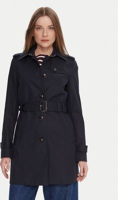 Tommy Hilfiger - Płaszcz damski jesienny ze sklepu: MODIVO w kategorii: Płaszcze damskie - zdjęcie WP-EBWP-BKLVO-LN0_0000201663646