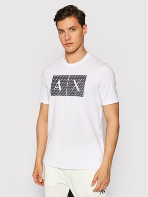 T-shirt męski na wiosnę w stylu młodzieżowym Armani Exchange ze sklepu: MODIVO w kategorii: T-shirty męskie - zdjęcie WP-EBWP-BKLVO-LN0_0000206509413