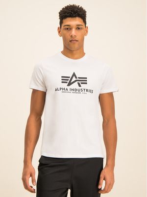 T-shirt męski na wiosnę Alpha Industries ze sklepu: MODIVO w kategorii: T-shirty męskie - zdjęcie WP-EBWP-BKLVO-LN0_0000206831743