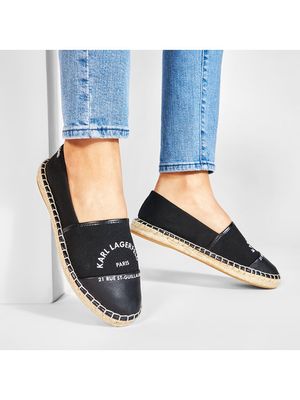 Espadryle damskie na lato Karl Lagerfeld ze sklepu: MODIVO w kategorii: Espadryle damskie - zdjęcie WP-EBWP-BKLVO-LN0_0000206890702