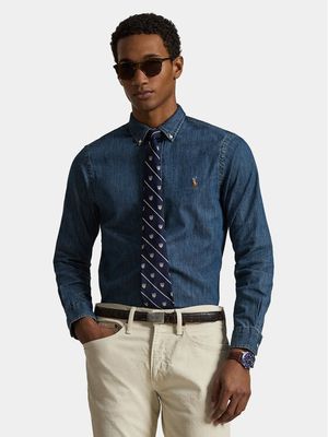 Koszula męska z kołnierzykiem button down Polo Ralph Lauren ze sklepu: MODIVO w kategorii: Koszule męskie - zdjęcie WP-EBWP-BKLVO-LN0_0000207000247