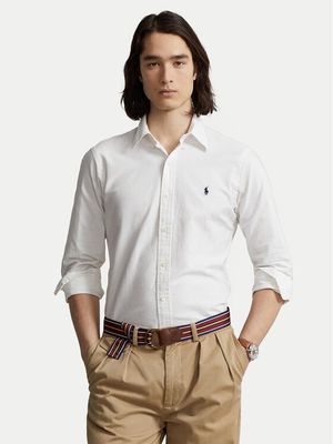 Koszula męska wiosenna z kołnierzykiem button down Polo Ralph Lauren ze sklepu: MODIVO w kategorii: Koszule męskie - zdjęcie WP-EBWP-BKLVO-LN0_0000207001503