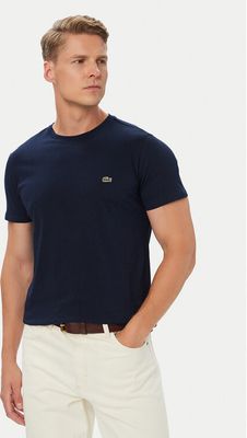 T-shirt męski casual Lacoste ze sklepu: MODIVO w kategorii: T-shirty męskie - zdjęcie WP-EBWP-BKLVO-LN0_0000207113794