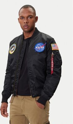 Kurtka męska jesienna Alpha Industries ze sklepu: MODIVO w kategorii: Kurtki męskie - zdjęcie WP-EBWP-BKLVO-LN0_0000207377448