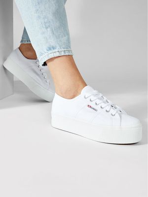 Trampki damskie na wiosnę Superga ze sklepu: MODIVO w kategorii: Trampki damskie - zdjęcie WP-EBWP-BKLVO-LN0_0000207960077