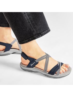 Sandały damskie na lato Skechers ze sklepu: MODIVO w kategorii: Sandały damskie - zdjęcie WP-EBWP-BKLVO-LN0_0000208259330
