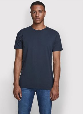 T-shirt męski casual Jack & Jones ze sklepu: MODIVO w kategorii: T-shirty męskie - zdjęcie WP-EBWP-BKLVO-LN0_0000208514910
