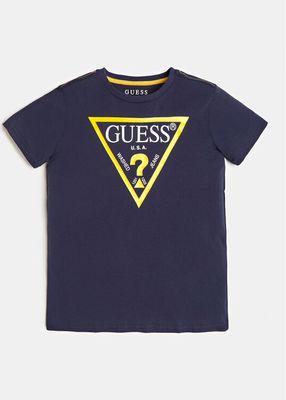 T-shirt chłopięce letni Guess ze sklepu: MODIVO w kategorii: T-shirty chłopięce - zdjęcie WP-EBWP-BKLVO-LN0_0000208524124