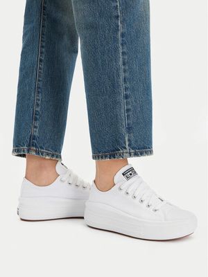 Trampki damskie na wiosnę Converse ze sklepu: MODIVO w kategorii: Trampki damskie - zdjęcie WP-EBWP-BKLVO-LN0_0000208681209