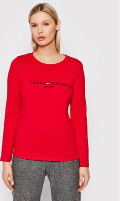 Bluzka damska jesienna Tommy Hilfiger ze sklepu: MODIVO w kategorii: Bluzki damskie - zdjęcie WP-EBWP-BKLVO-LN0_0000208949279