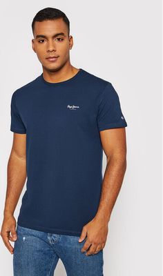 Pepe Jeans - T-shirt męski casual ze sklepu: MODIVO w kategorii: T-shirty męskie - zdjęcie WP-EBWP-BKLVO-LN0_0000209509274