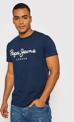 T-shirt męski młodzieżowy na wiosnę Pepe Jeans ze sklepu: MODIVO w kategorii: T-shirty męskie - zdjęcie WP-EBWP-BKLVO-LN0_0000209509335