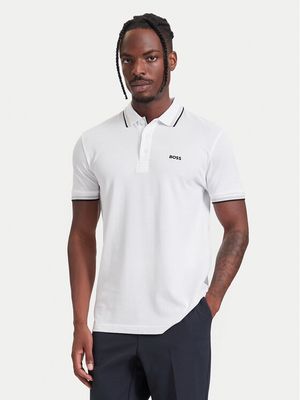 T-shirt męski casual BOSS ze sklepu: MODIVO w kategorii: T-shirty męskie - zdjęcie WP-EBWP-BKLVO-LN0_0000209629026