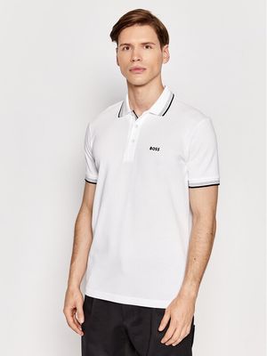 T-shirt męski casual BOSS ze sklepu: MODIVO w kategorii: T-shirty męskie - zdjęcie WP-EBWP-BKLVO-LN0_0000209629026