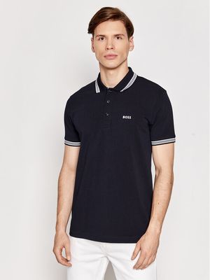 T-shirt męski casual BOSS ze sklepu: MODIVO w kategorii: T-shirty męskie - zdjęcie WP-EBWP-BKLVO-LN0_0000209629071