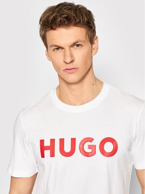 HUGO - T-shirt męski młodzieżowy ze sklepu: MODIVO w kategorii: T-shirty męskie - zdjęcie WP-EBWP-BKLVO-LN0_0000209647716